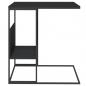 Preview: Beistelltisch Schwarz 55x36x59,5 cm Holzwerkstoff