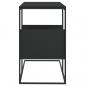 Preview: Beistelltisch Schwarz 55x36x59,5 cm Holzwerkstoff