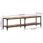 Preview: TV-Schrank 150x30x41 cm Massivholz Mango