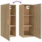 Preview: Wandschrank Sonoma-Eiche 35x34x90 cm Holzwerkstoff