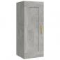 Preview: Wandschrank Betongrau 35x34x90 cm Holzwerkstoff