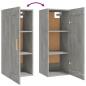 Preview: Wandschrank Betongrau 35x34x90 cm Holzwerkstoff