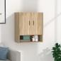 Preview: ARDEBO.de - Wandschrank Sonoma-Eiche 60x31x70 cm Holzwerkstoff