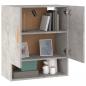 Preview: Wandschrank Betongrau 60x31x70 cm Holzwerkstoff