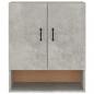 Preview: Wandschrank Betongrau 60x31x70 cm Holzwerkstoff