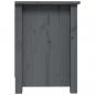 Preview: TV-Schrank Grau 70x36,5x52 cm Massivholz Kiefer