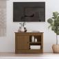 Preview: ARDEBO.de - TV-Schrank Honigbraun 70x36,5x52 cm Massivholz Kiefer