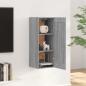 Preview: Wandschrank Grau Sonoma 35x34x90 cm Holzwerkstoff