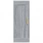 Preview: Wandschrank Grau Sonoma 35x34x90 cm Holzwerkstoff