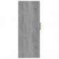 Preview: Wandschrank Grau Sonoma 35x34x90 cm Holzwerkstoff