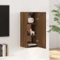 Preview: Wandschrank Braun Eichen-Optik 35x34x90 cm Holzwerkstoff