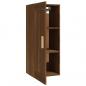 Preview: Wandschrank Braun Eichen-Optik 35x34x90 cm Holzwerkstoff