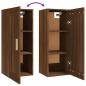 Preview: Wandschrank Braun Eichen-Optik 35x34x90 cm Holzwerkstoff