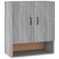 Preview: Wandschrank Grau Sonoma 60x31x70 cm Holzwerkstoff