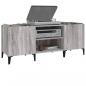 Preview: Plattenschrank Grau Sonoma 121x38x48 cm Holzwerkstoff