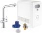 Preview: ARDEBO.de GROHE Blue Professional StarterKit, L-Auslauf, Bluetooth/WIFI, chrom (31347003)