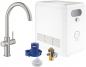 Preview: ARDEBO.de GROHE Blue Professional Starter Kit, C-Auslauf, Bluetooth/WIFI, supersteel (31323DC2)