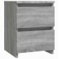 Preview: Nachttische 2 Stk. Grau Sonoma 30×30×40 cm Holzwerkstoff