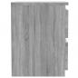 Preview: Nachttische 2 Stk. Grau Sonoma 30×30×40 cm Holzwerkstoff