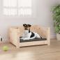 Preview: ARDEBO.de - Hundebett 55,5x45,5x28 cm Massivholz Kiefer