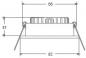 Preview: Brumberg LED-Einbaustrahler, 350mA, 7W, 2700K, weiß (12261073)