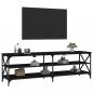 Preview: TV-Schrank Schwarz 160x40x50 cm Holzwerkstoff