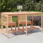 Preview: ARDEBO.de - Gartentisch 203,5x90x110 cm Massivholz Douglasie