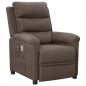 Preview: Massagesessel Elektrisch Taupe Stoff