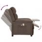 Preview: Massagesessel Elektrisch Taupe Stoff