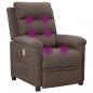 Preview: Massagesessel Elektrisch Taupe Stoff