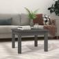 Preview: ARDEBO.de - Couchtisch Grau 45x45x30 cm Massivholz Kiefer