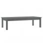 Preview: Couchtisch Grau 110x50x30 cm Massivholz Kiefer