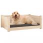 Preview: Hundebett 75,5x55,5x28 cm Massivholz Kiefer