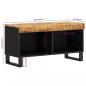 Preview: TV-Schrank 85x33x43,5 cm Massivholz Mango