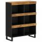 Preview: Beistellschrank 85x33x107 cm Massivholz Mango