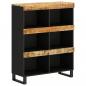 Preview: Beistellschrank 85x33x107 cm Massivholz Mango