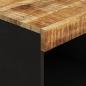 Preview: Beistellschrank 85x33x107 cm Massivholz Mango