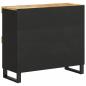 Preview: Beistellschrank 85x33x75 cm Massivholz Mango