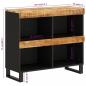 Preview: Beistellschrank 85x33x75 cm Massivholz Mango