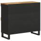 Preview: Beistellschrank 85x33x75 cm Massivholz Mango