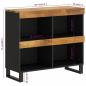 Preview: Beistellschrank 85x33x75 cm Massivholz Mango