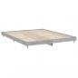 Preview: Bettgestell Grau Sonoma 200x200 cm Holzwerkstoff