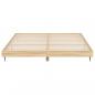 Preview: Bettgestell Sonoma-Eiche 200x200 cm Holzwerkstoff