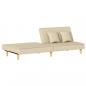 Preview: Schlafsofa Creme Stoff