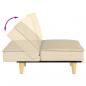 Preview: Schlafsofa Creme Stoff