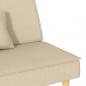 Preview: Schlafsofa Creme Stoff