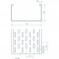 Preview: Obo Bettermann MKS 110 FS Kabelrinne MKS gelocht, mit Verbinder 110x100x3000, St, FS (Menge: 3 m je Bestelleinheit)