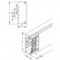 Preview: Kleinhuis HKL60150.1 HKL-Elektroinstallationskanal, mit Bodenlochung, 60x150x2000 mm, Kuns (Menge: 2 m je Bestelleinheit)