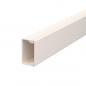 Preview: ARDEBO.de - WDK20035CW Wand- und Deckenkanal mit Bodenlochung, gedeckelt 20x35x2000, PVC, cr