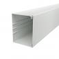 Preview: ARDEBO.de - WDK100130LGR Wand- und Deckenkanal mit Bodenlochung 100x130x2000, PVC, lichtgrau